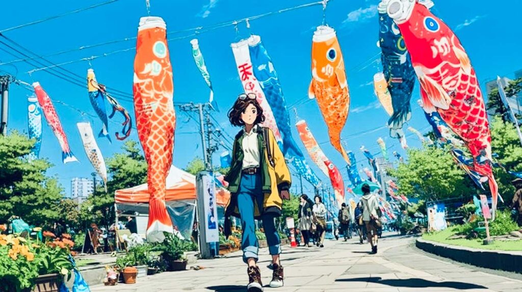 浮気調査をする探偵