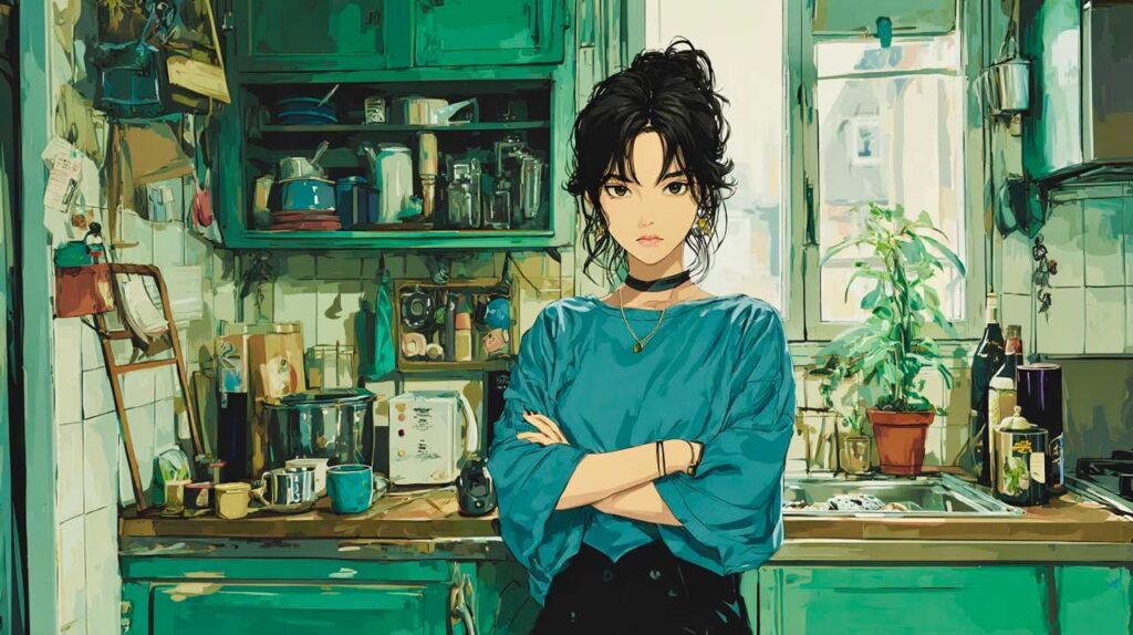 怒っている女性