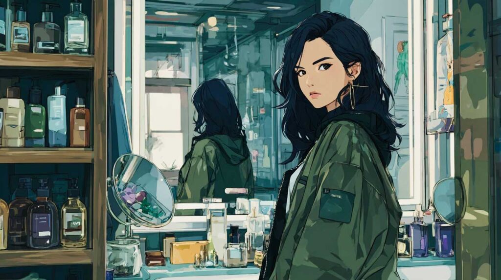 怒っている女性