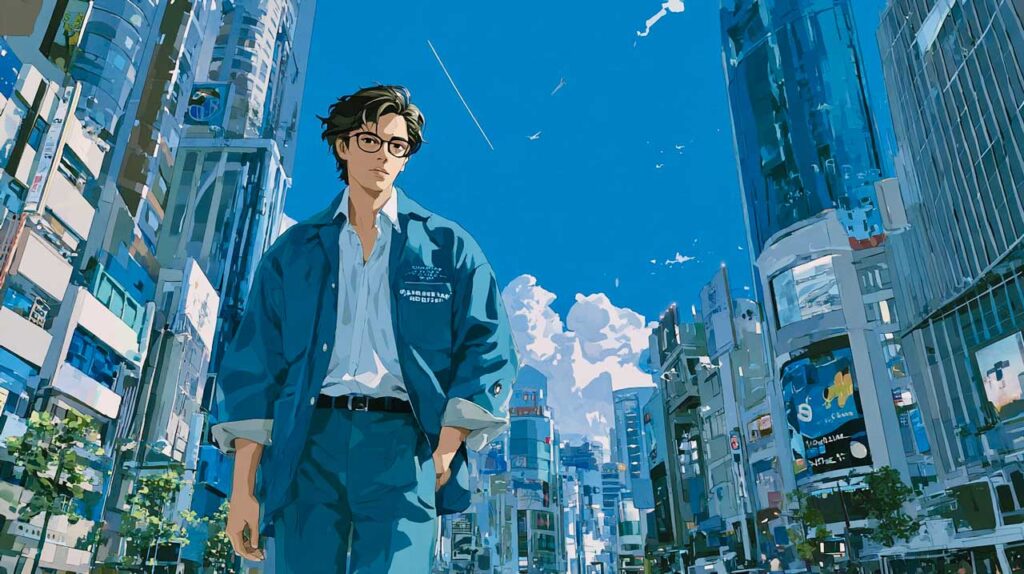 浮気調査をする探偵