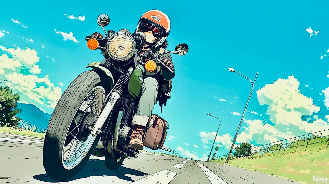 バイク尾行で浮気調査をする探偵
