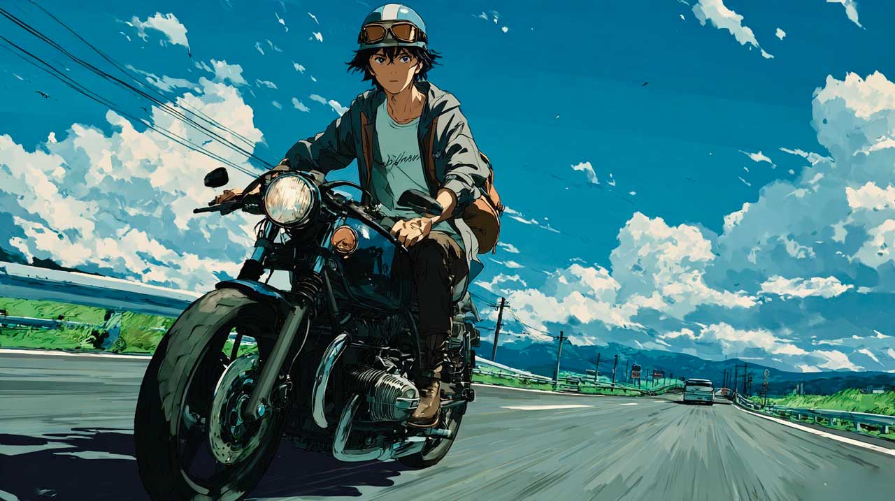 バイク尾行で浮気調査をする探偵