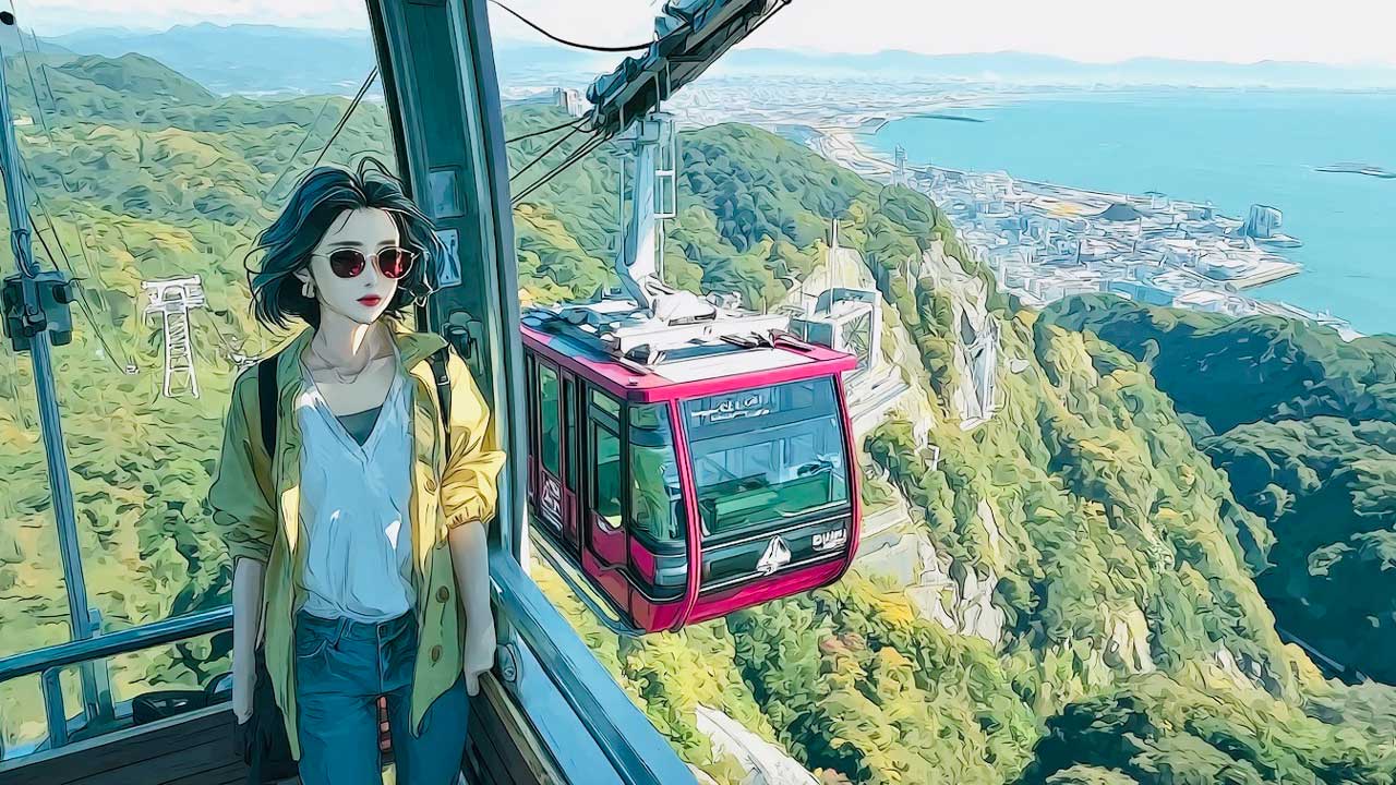 浮気調査をする探偵