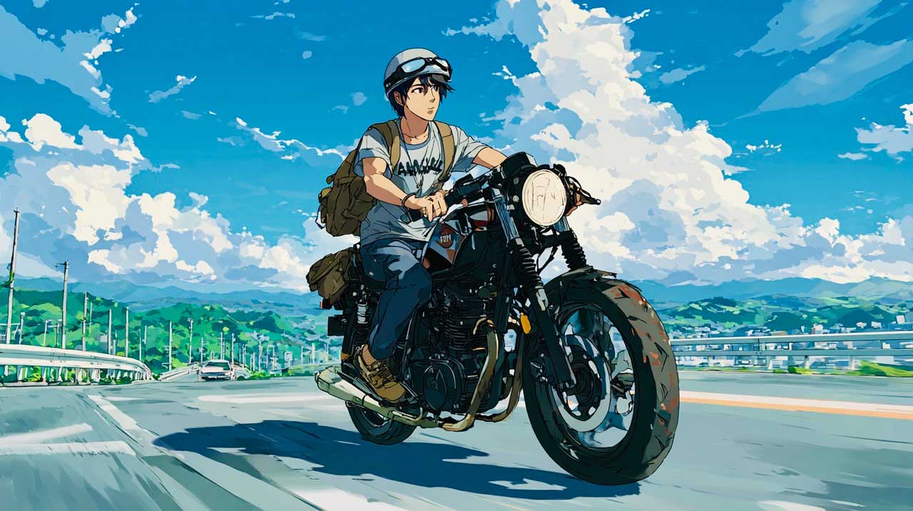バイク尾行で浮気調査をする探偵