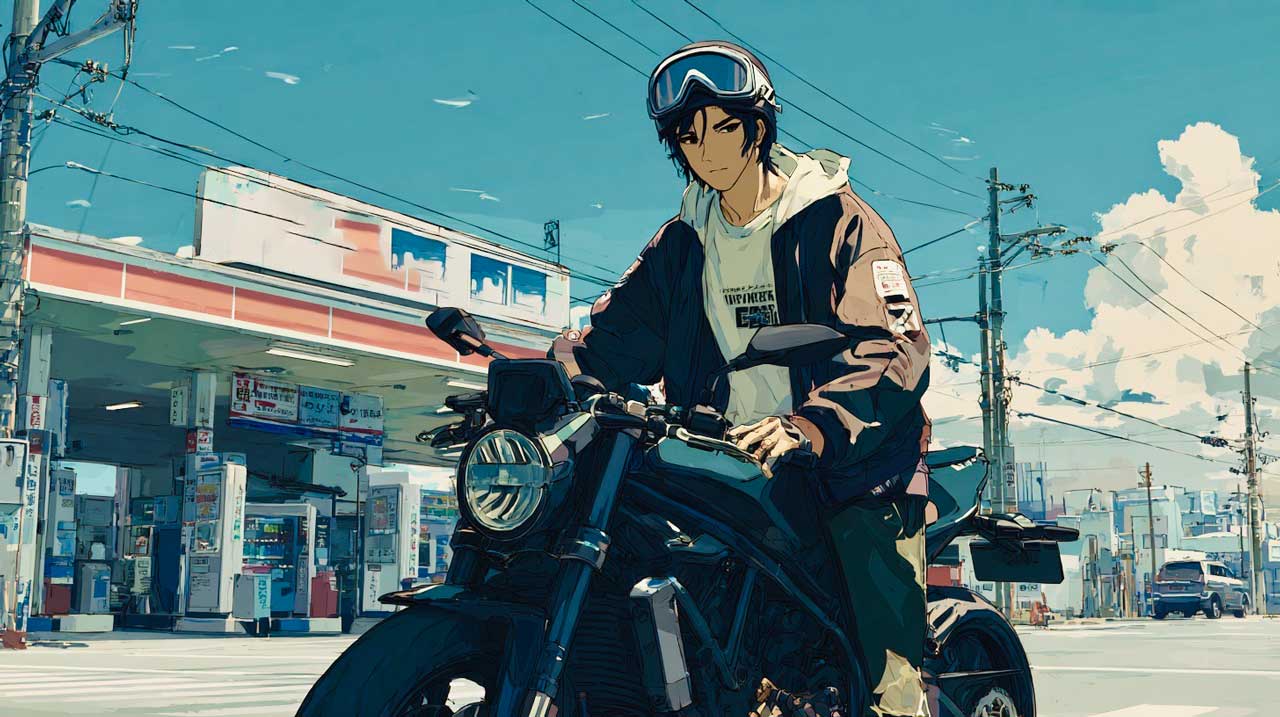 バイク尾行で浮気調査をする探偵