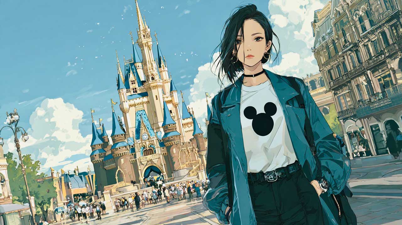浮気調査をする探偵