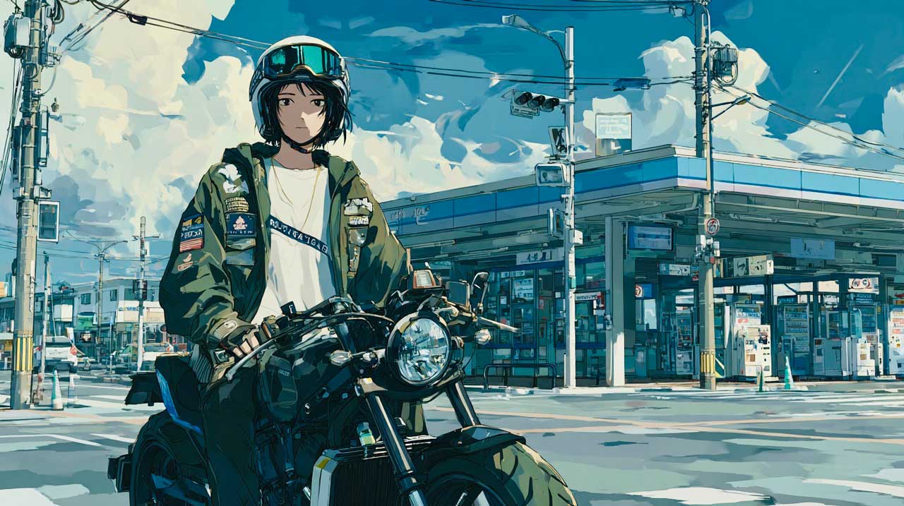 バイク尾行で浮気調査をする探偵