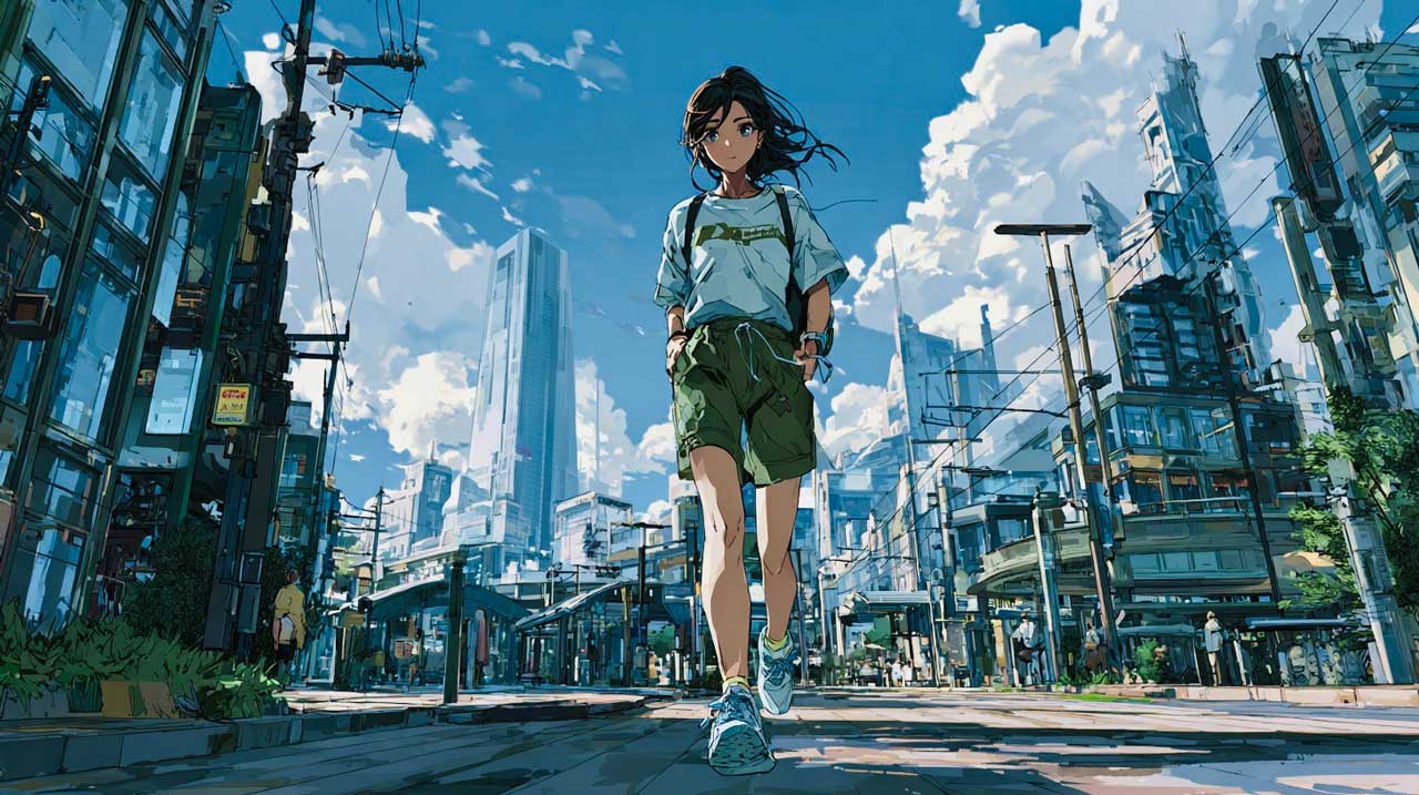 浮気調査をする探偵