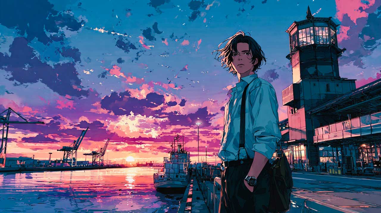 浮気調査をする探偵